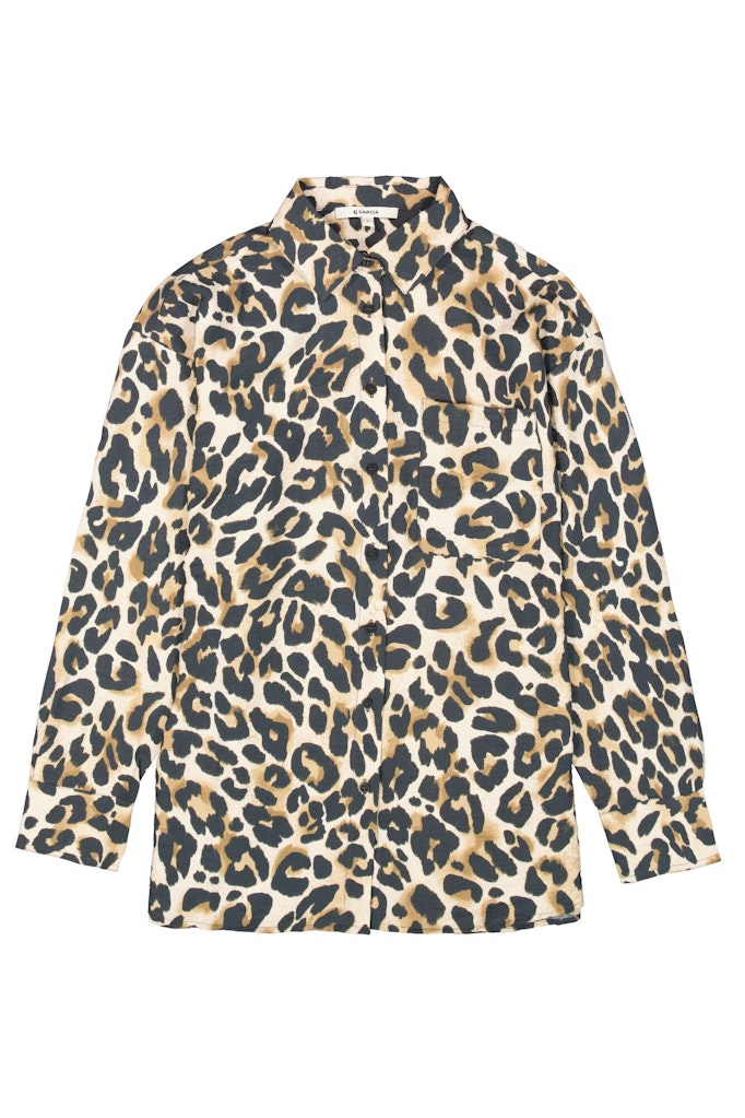 Blouse Lm - Bruin Dessin