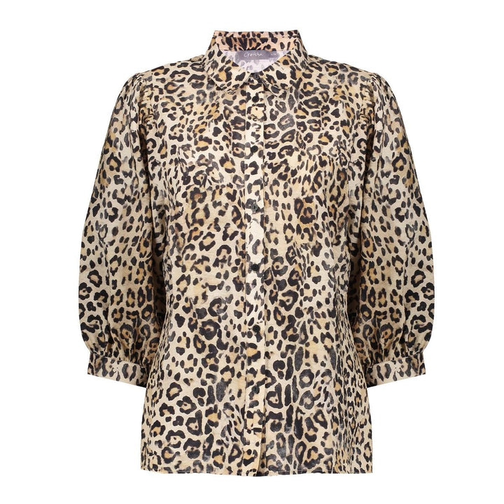 Blouse - Bruin Dessin