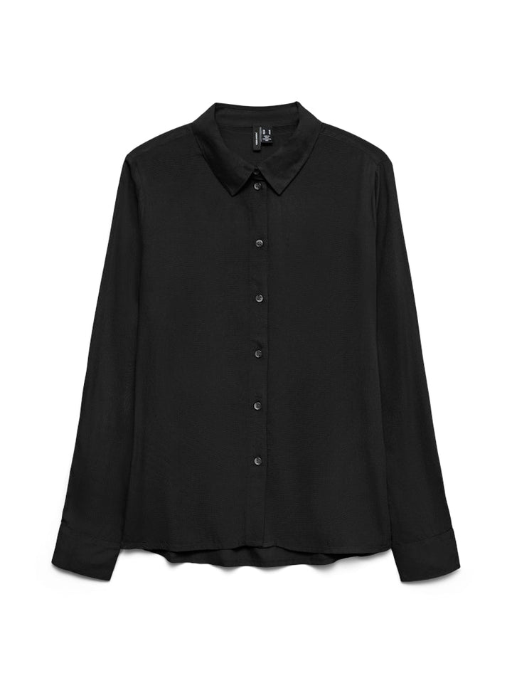 Vmbumpy L/s Basic Shirt Wvn Ga Noos - Zwart
