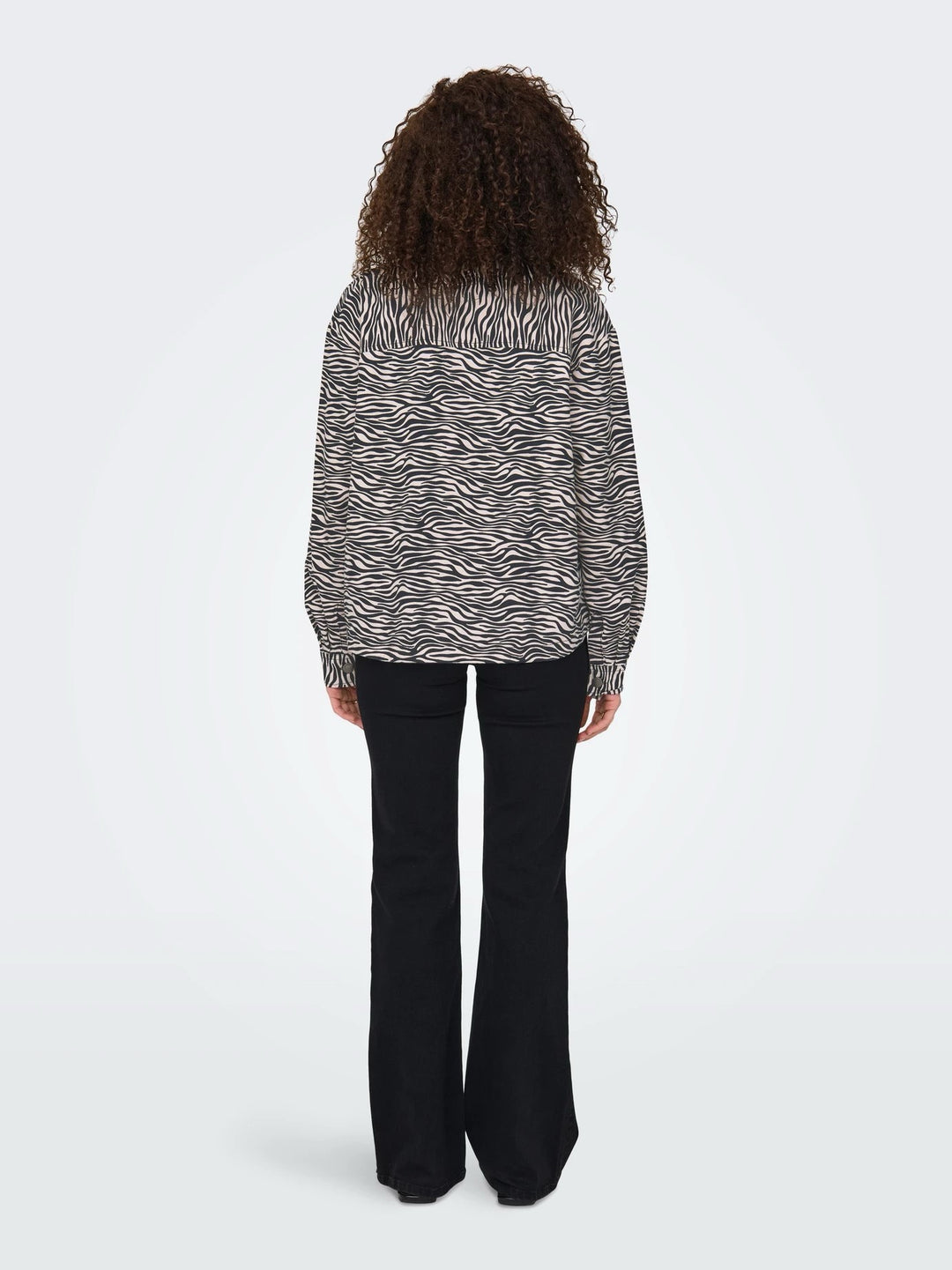 Jdyray L/s Shacket Pnt - Zwart Dessin