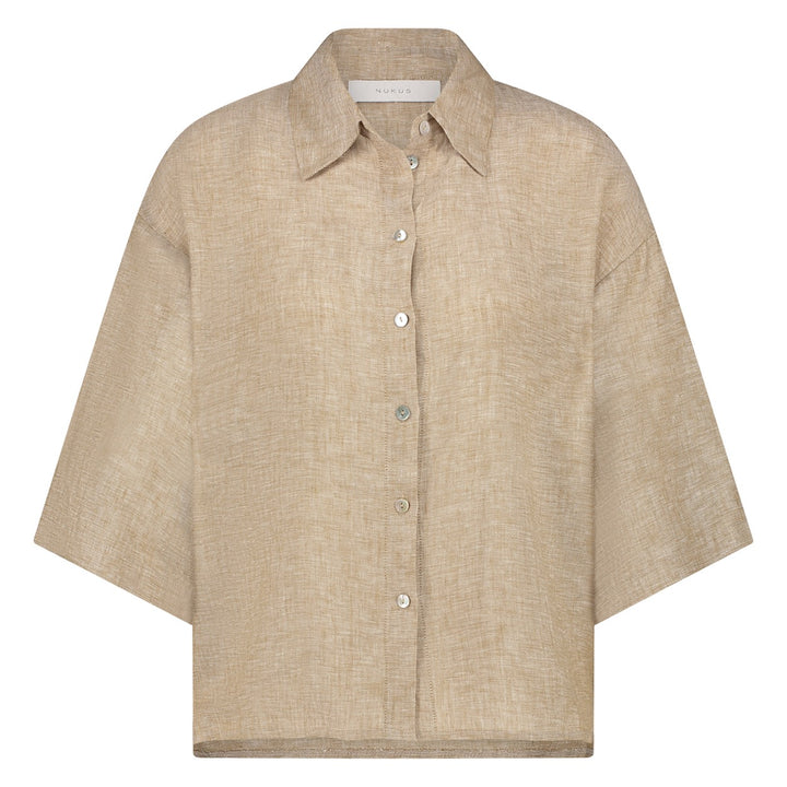 Lucy Blouse Melange - Zand Dessin