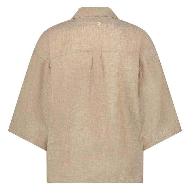 Lucy Blouse Melange - Zand Dessin