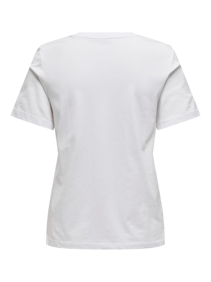 Onlhenny Life Reg S/s Top Box Jrs - Off-white