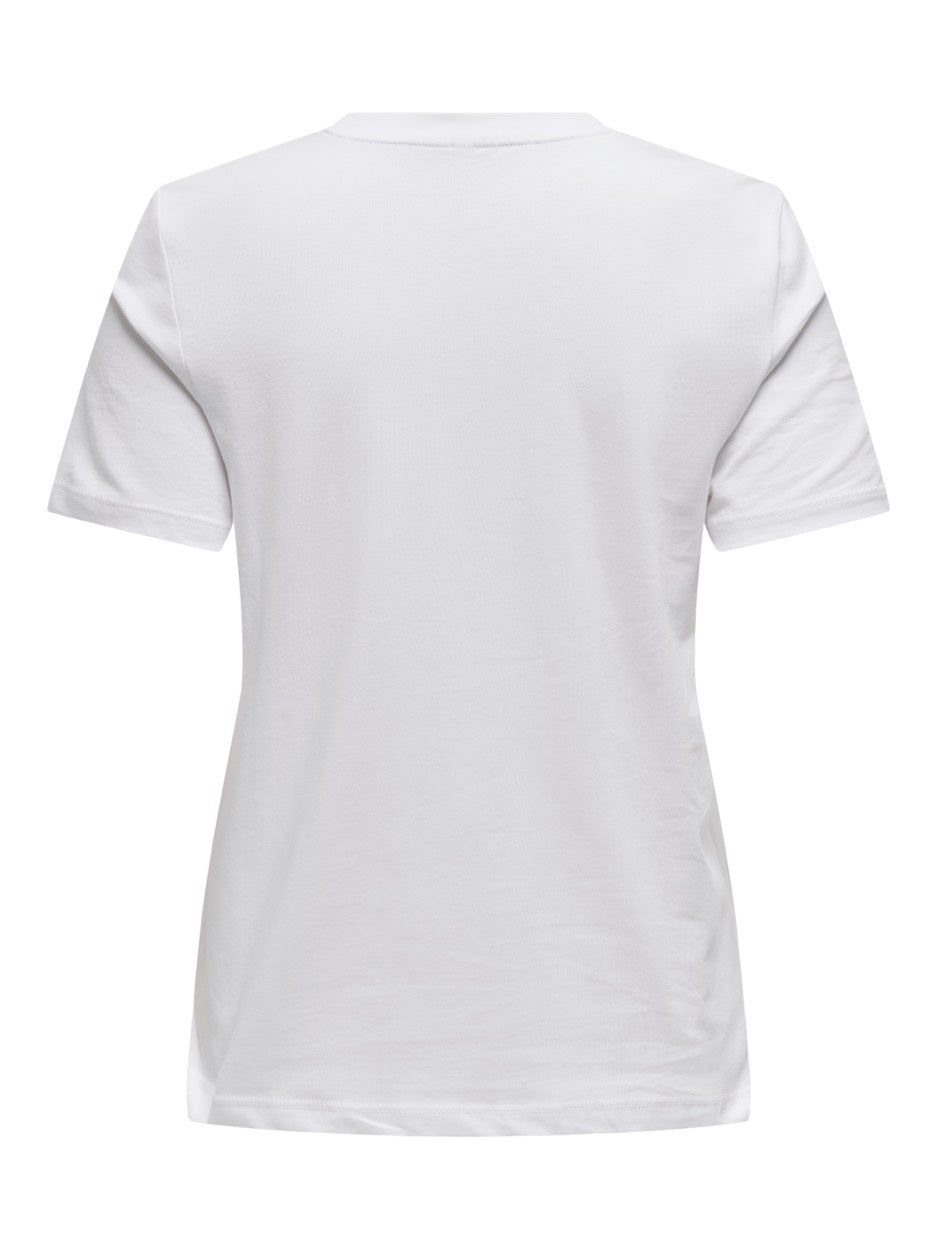 Onlhenny Life Reg S/s Top Box Jrs - Off-white