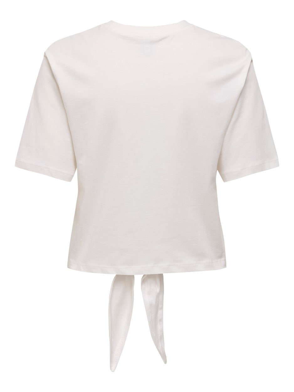 Onlbine Life S/s Ladies Top Box Jrs - Off-white