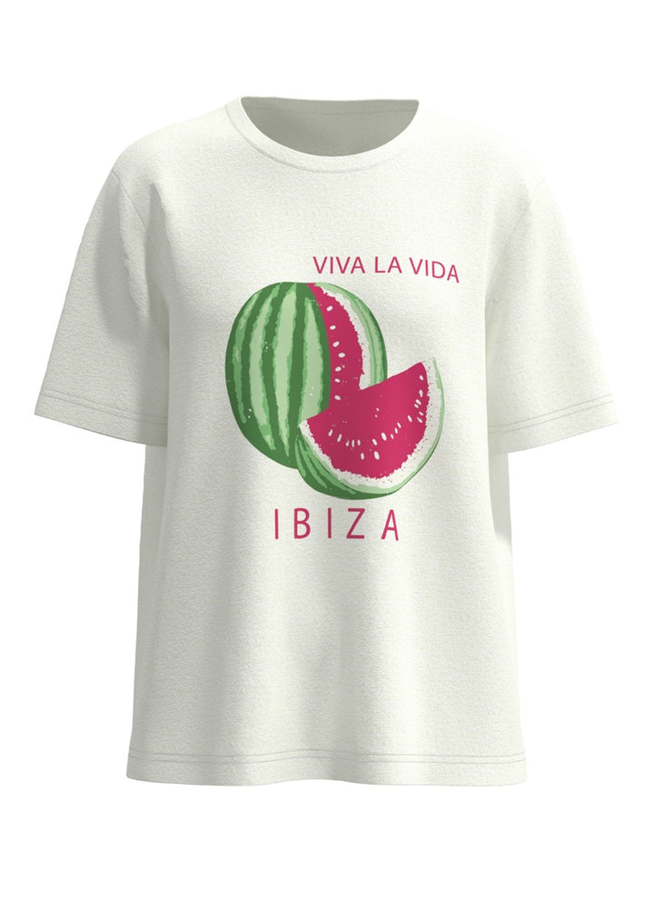 Vihiva S/s T-shirt / Lc - Off-white