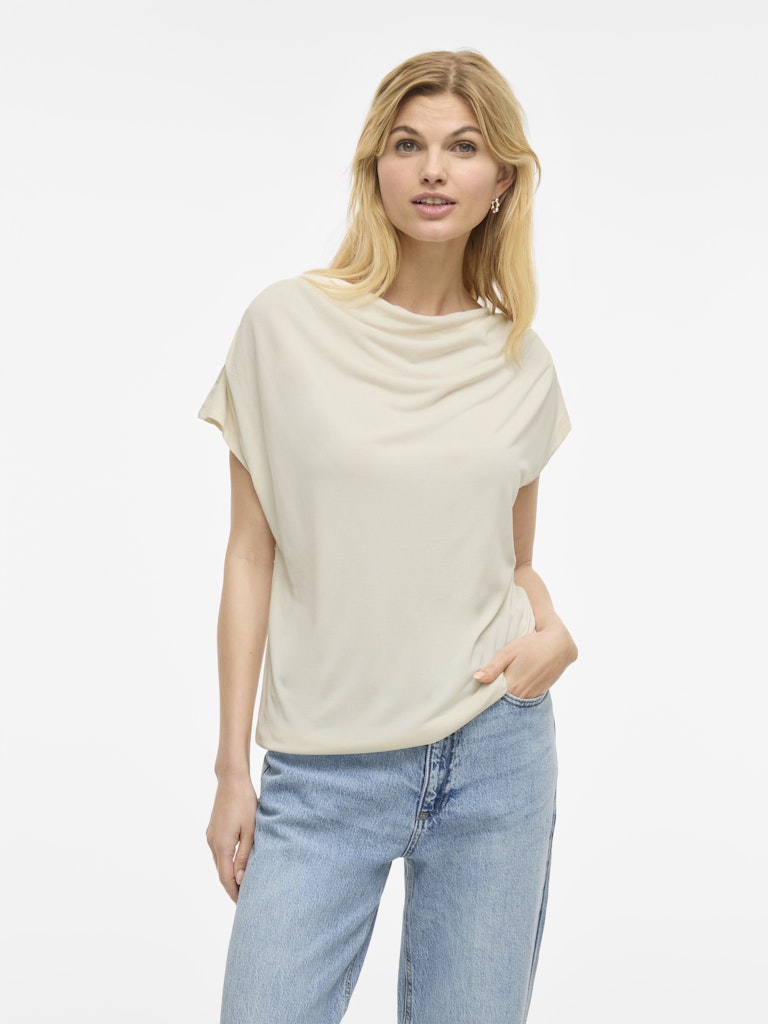 Vimodala Waterfall C/s Top/pb - Off-white