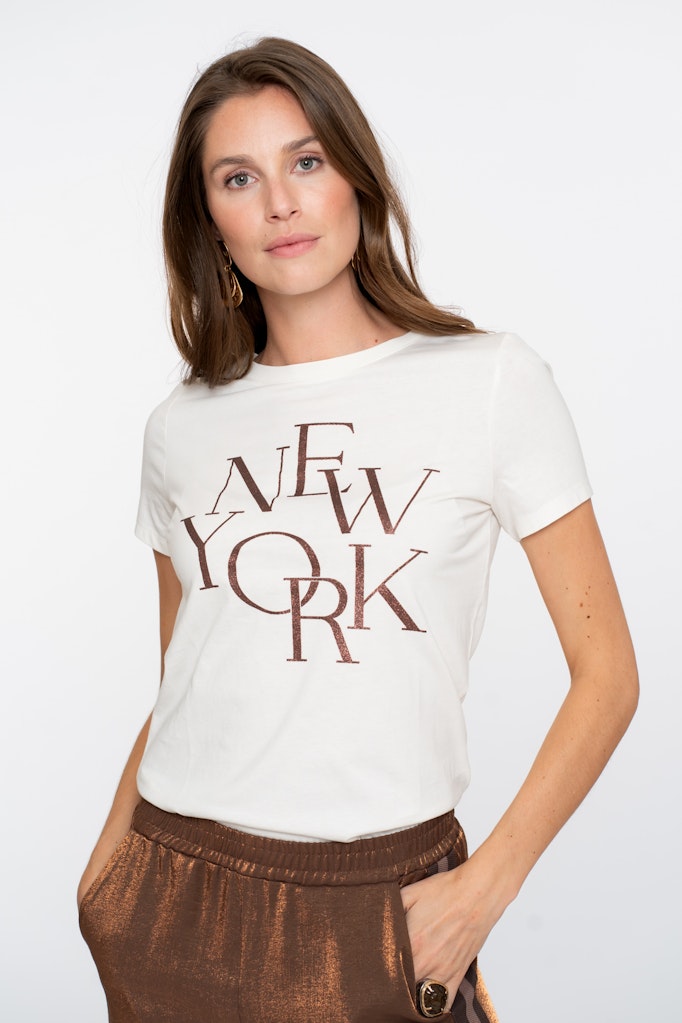 T-shirt ''new York'' - Off-white