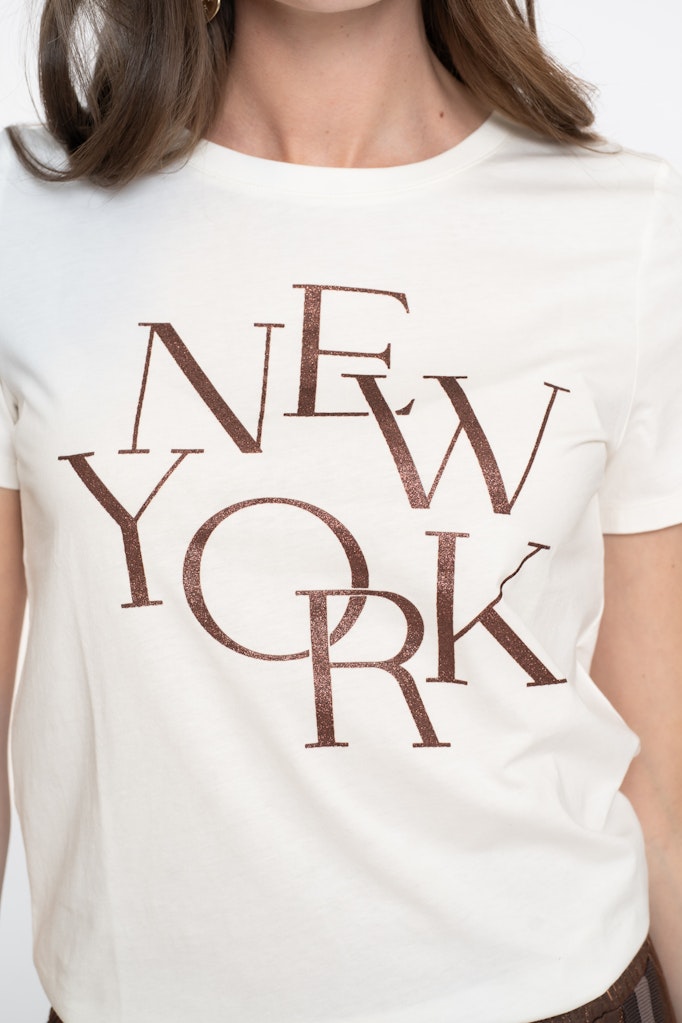 T-shirt ''new York'' - Off-white