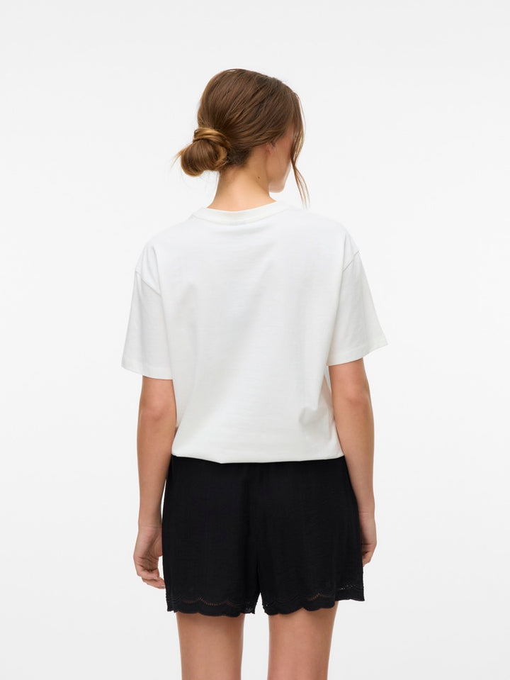 Vmsara Mia Ss Top Box Jrs Spe Ga - Off-white