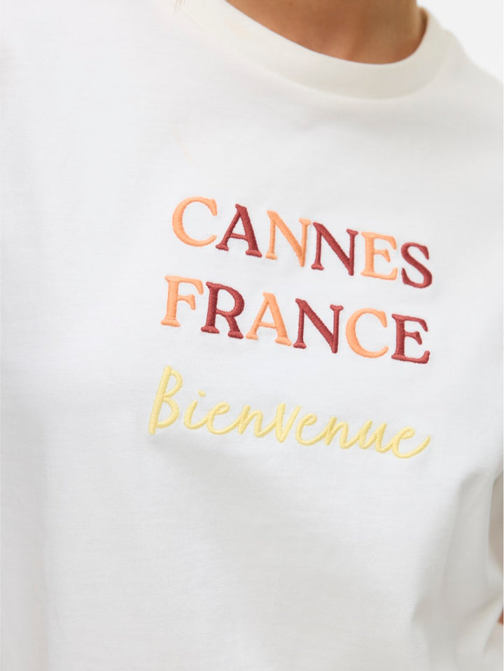 Vmsara Mia Ss Top Box Jrs Spe Ga - Off-white