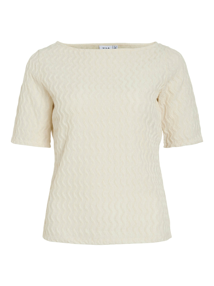 Viromila Boatneck 2/4 Top - Beige