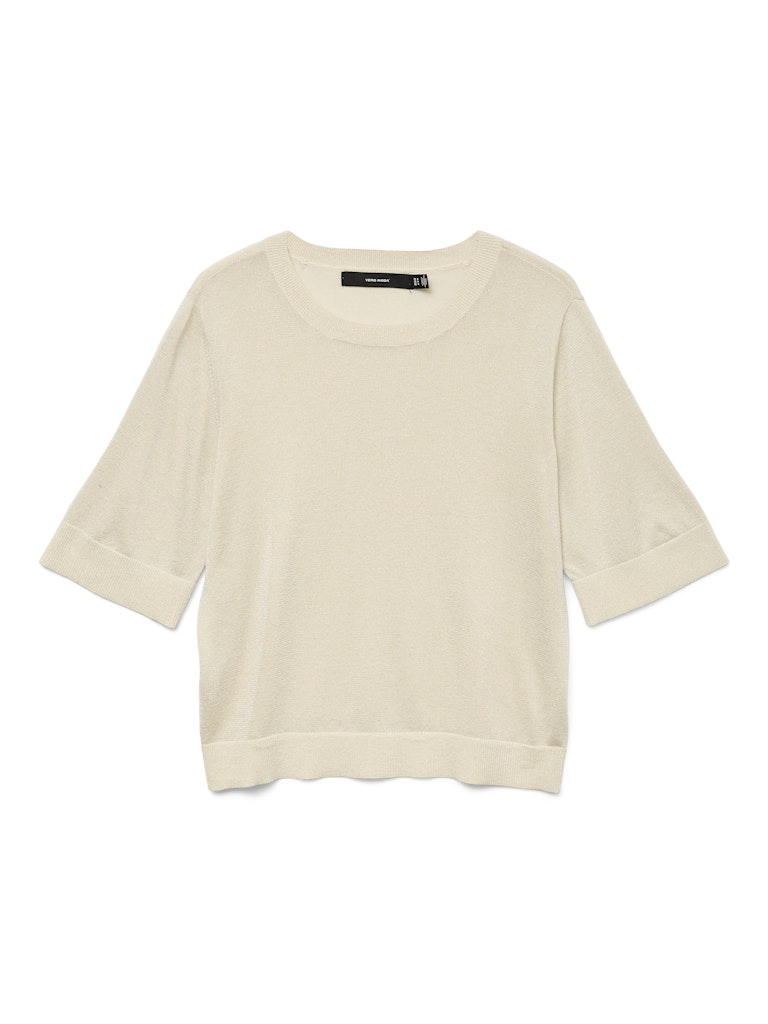 Vmmarsalashine 2/4 O-neck Pullover - Beige