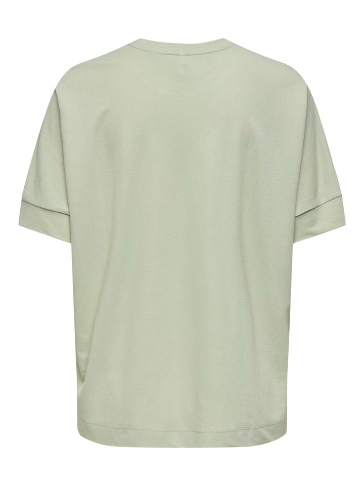 Onljany S/s O-neck Print Top Box Jrs - Olijf