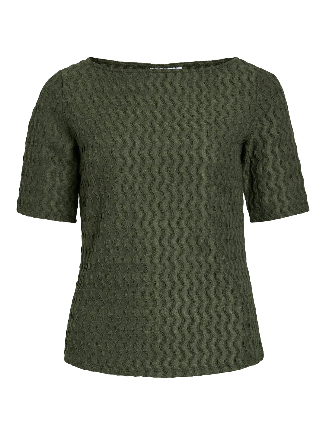 Viromila Boatneck 2/4 Top - Donkergroen