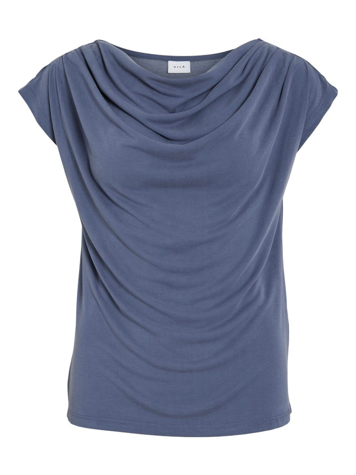 Vimodala Waterfall C/s Top/pb - Rafblauw