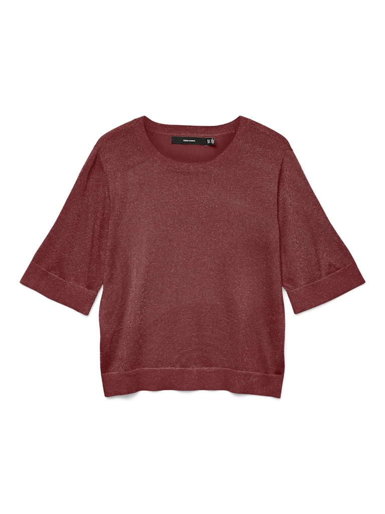 Vmmarsalashine 2/4 O-neck Pullover - Bordeaux