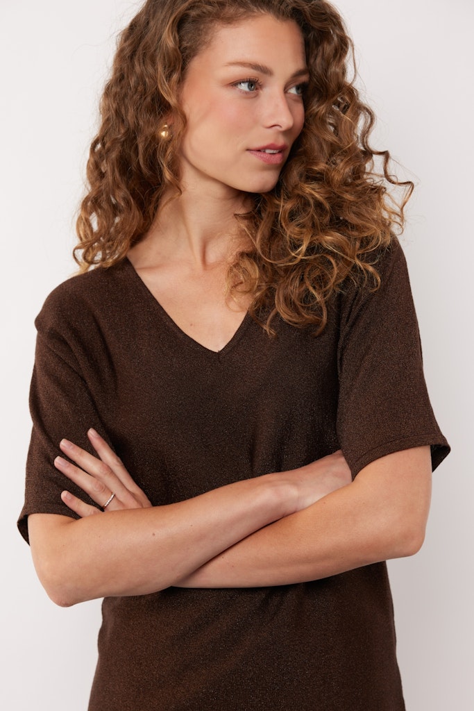 Edlin Knit Top##4; 514 Dark Chocola - Bruin