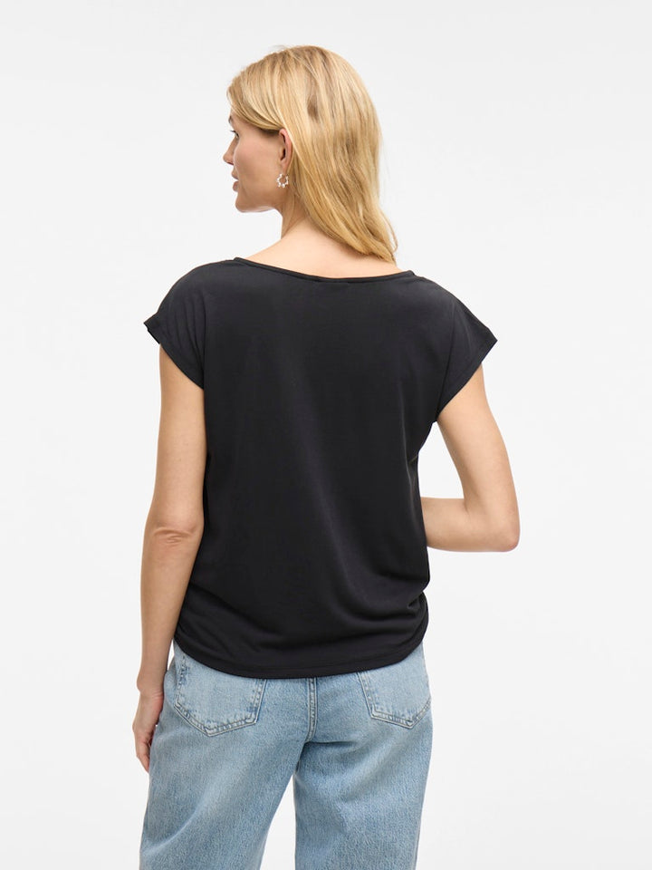 Vimodala Waterfall C/s Top/pb - Zwart