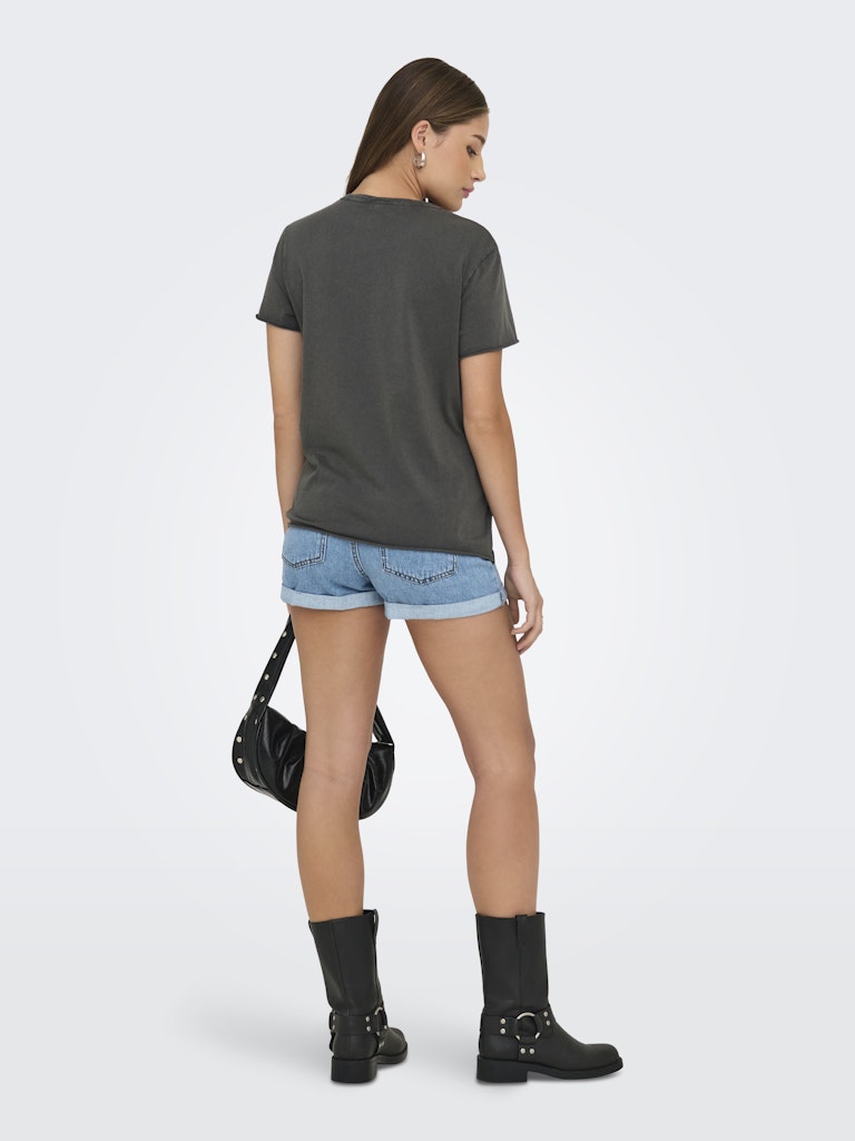 Onllucy Life Reg S/s Top Jrs Noos - Steel