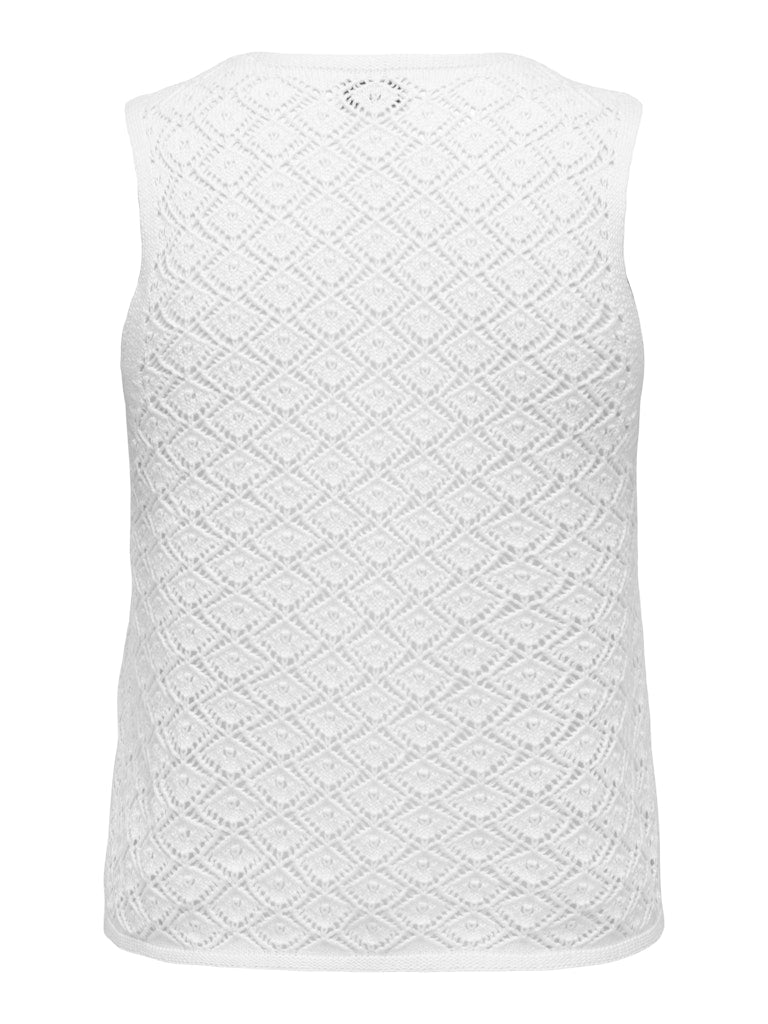 Jdytikka Sl Tie Vest - Off-white