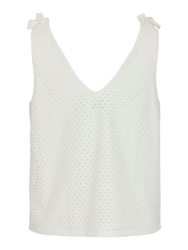 Vialvadora V-neck Sl Top - Off-white