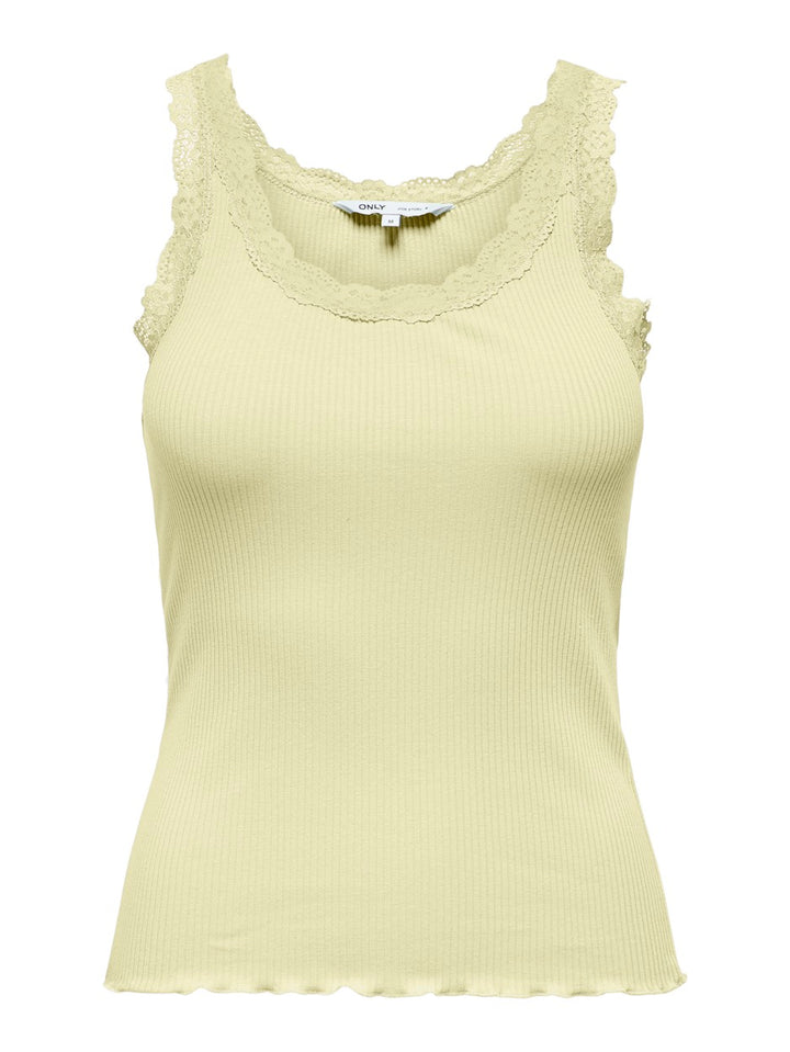 Onlsara Sharai Lace Tank Top - Geel