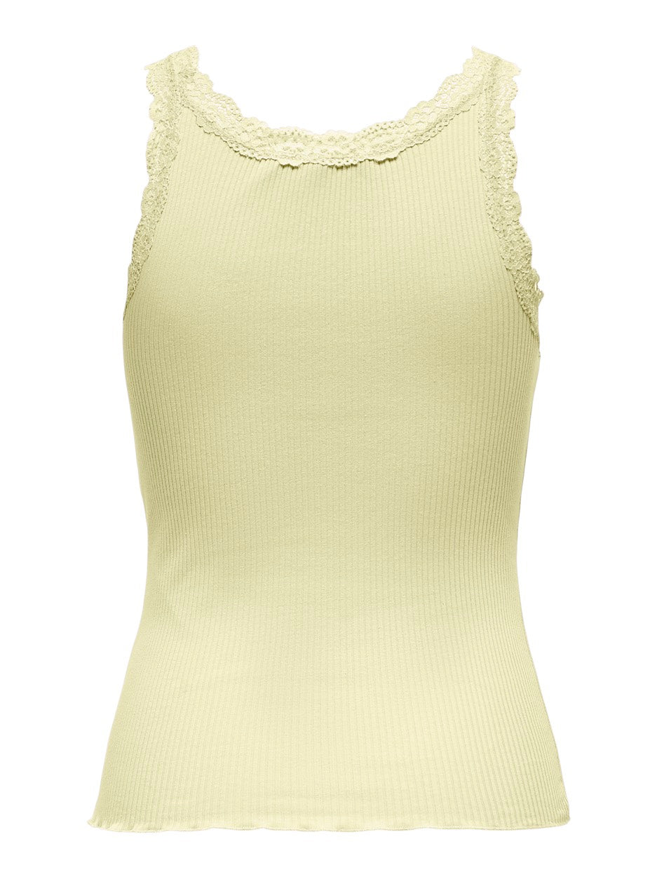 Onlsara Sharai Lace Tank Top - Geel