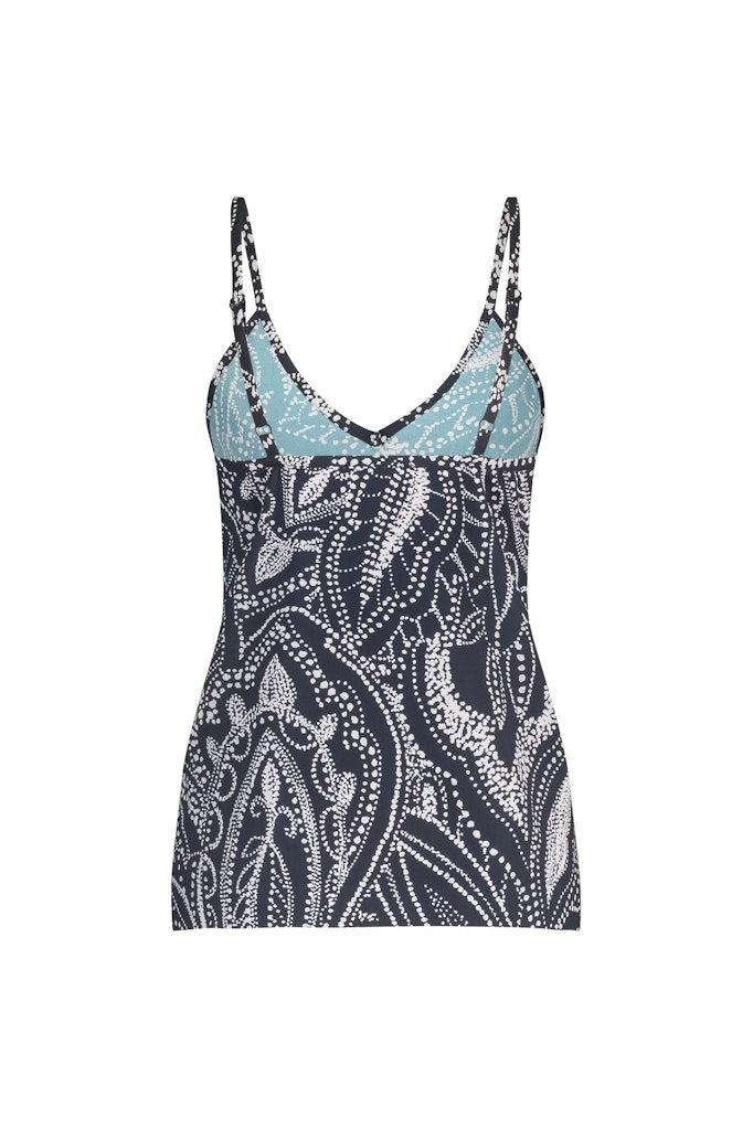 Brynn Summer Dot Singlet - Blauw Dessin