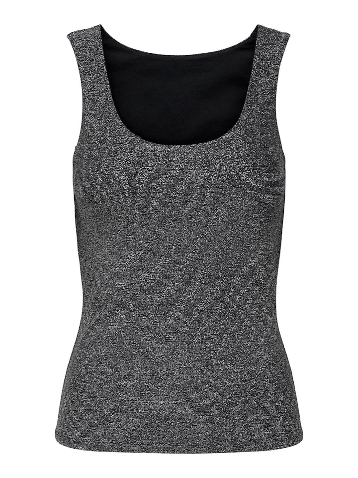 Onlea Glitter S/l 2-ways Top Jrs Noos - Zwart