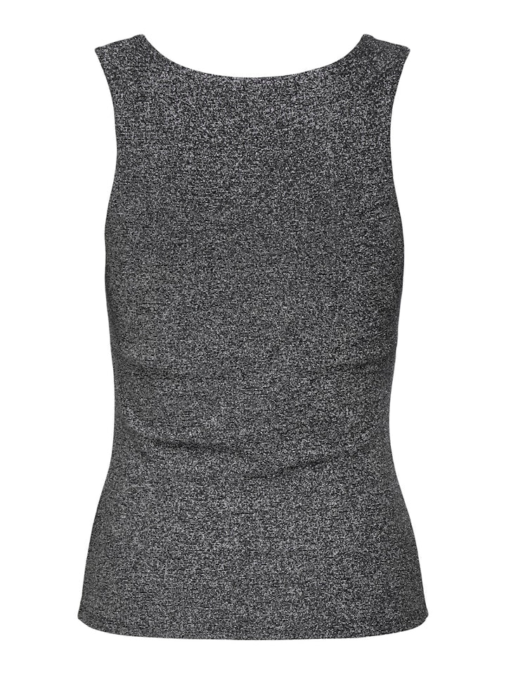 Onlea Glitter S/l 2-ways Top Jrs Noos - Zwart