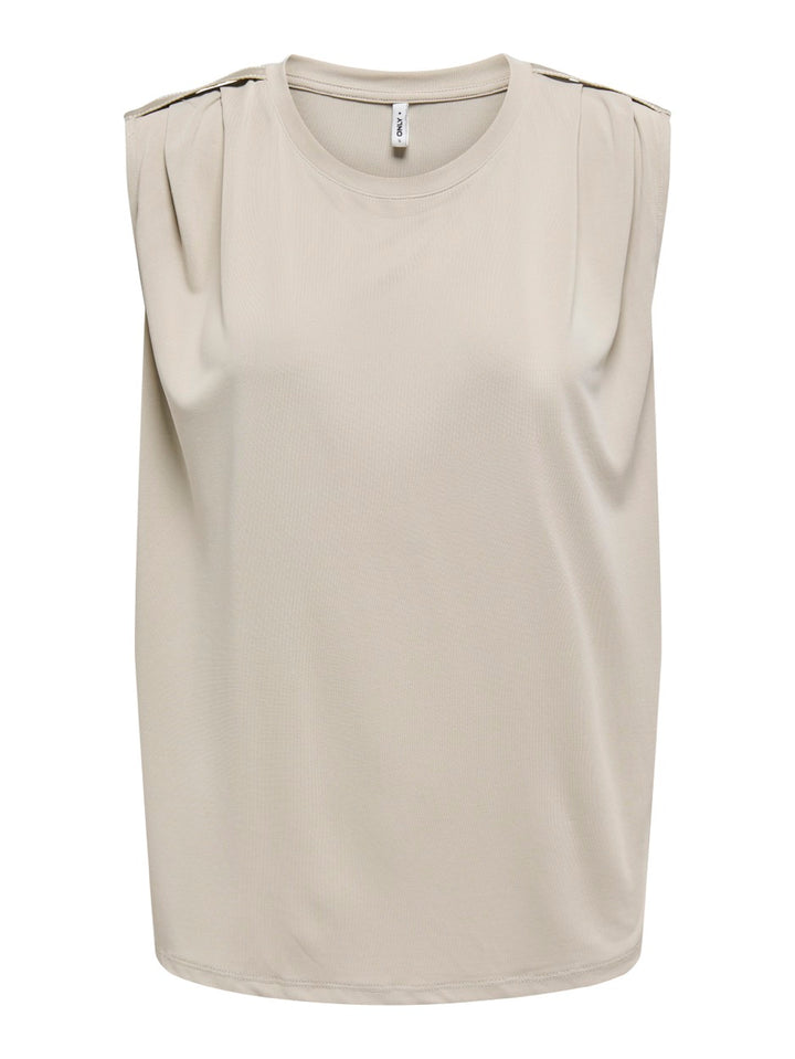 Onlfree Life S/l Modal Satin Mix To - Beige