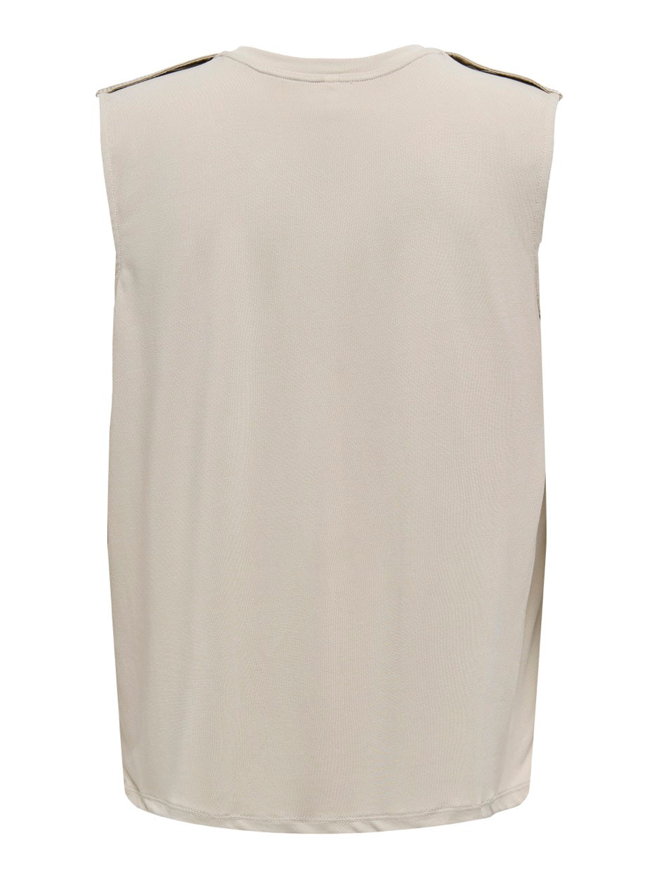 Onlfree Life S/l Modal Satin Mix To - Beige