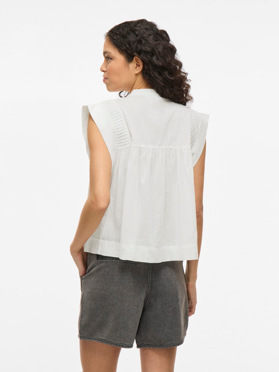 Vikatinka S/l Short Shirt - Off-white