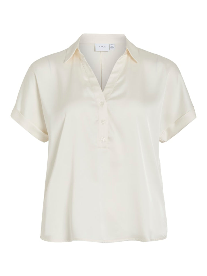 Vienna Ravenna S/s Top - Noos - Ecru