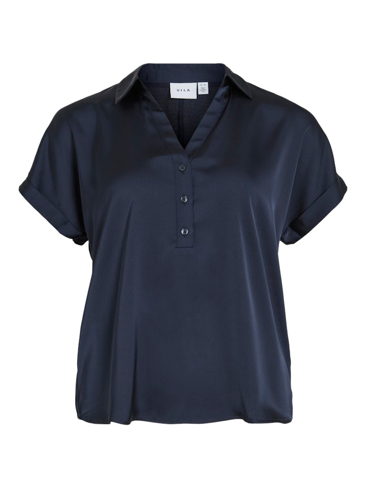 Vienna Ravenna S/s Top - Noos - Navy