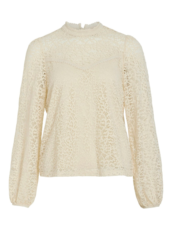 Viglaze L/s Top/r - Beige