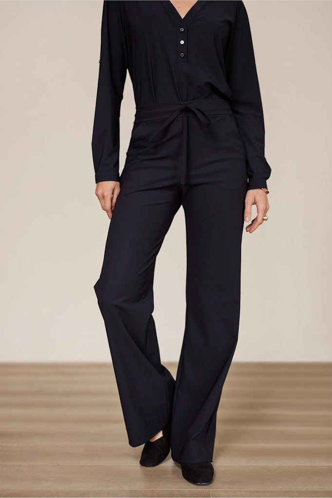 Evi Basic Blouse - Zwart