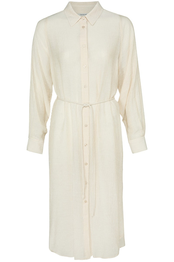 Shirt Dress With Structure - Zand