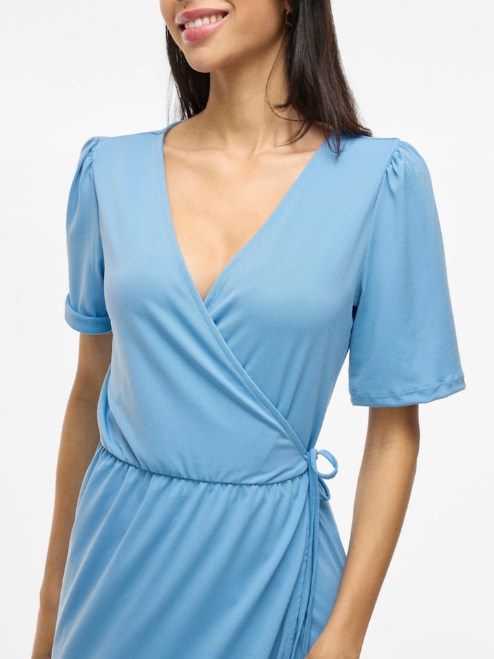 Vinayeli Ss Short Dress - Lichtblauw