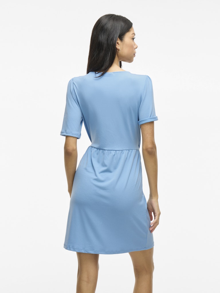 Vinayeli Ss Short Dress - Lichtblauw