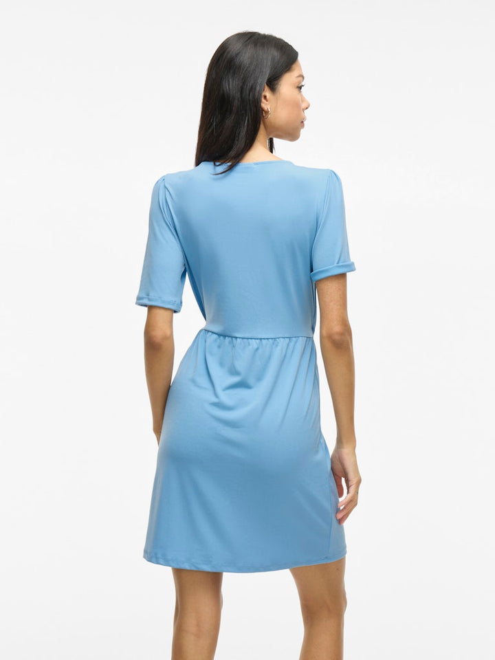 Vinayeli Ss Short Dress - Lichtblauw
