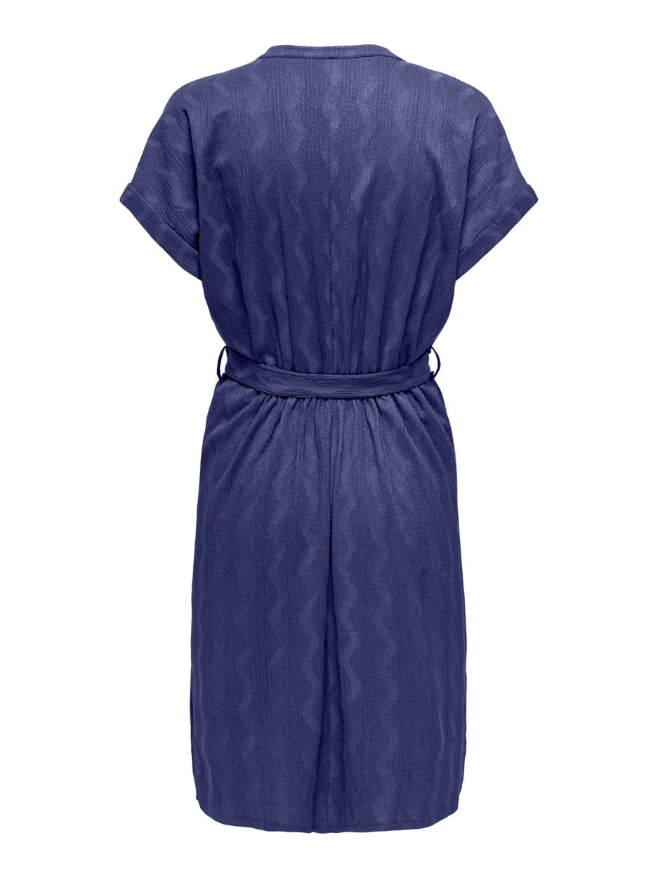 Onldia S/s V-neck Dress Cs Jrs - Rafblauw