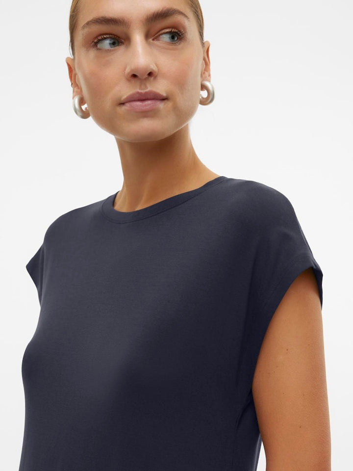 Vmava Sl Knee Dress - Navy