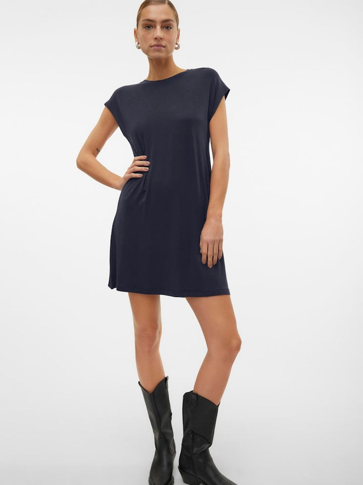 Vmava Sl Knee Dress - Navy