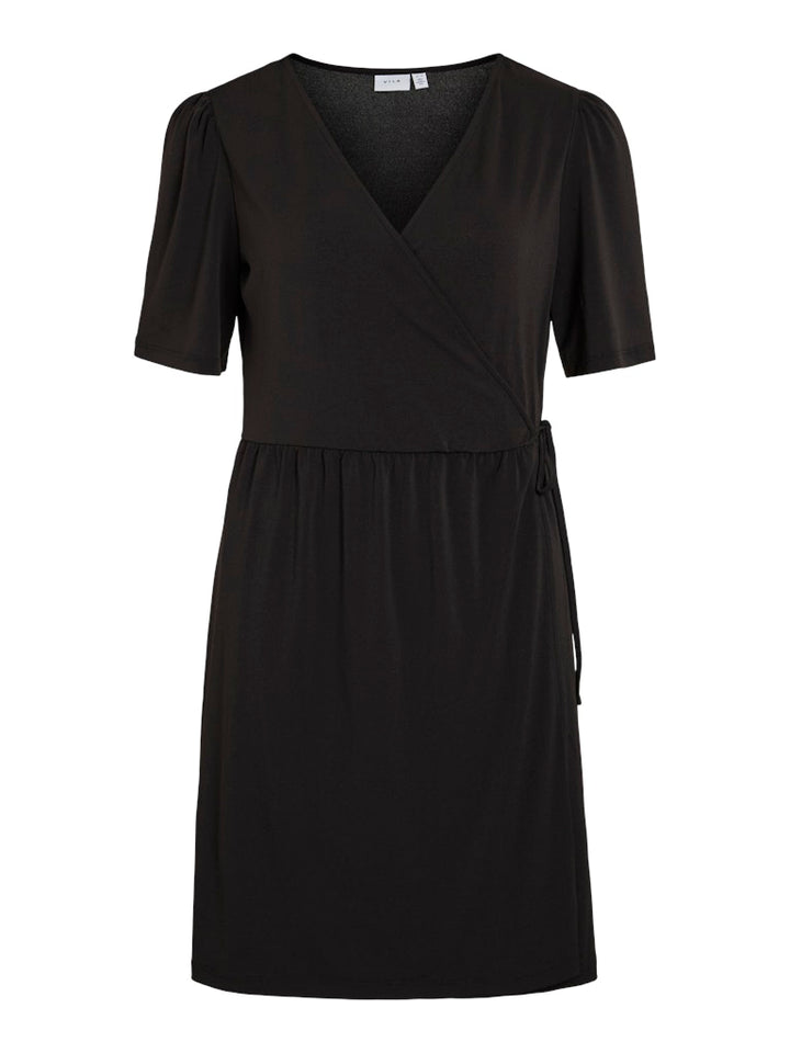 Vinayeli Ss Short Dress - Zwart