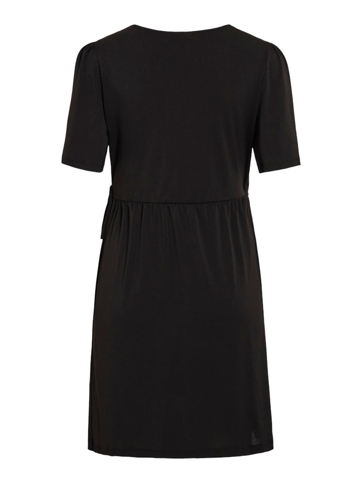 Vinayeli Ss Short Dress - Zwart