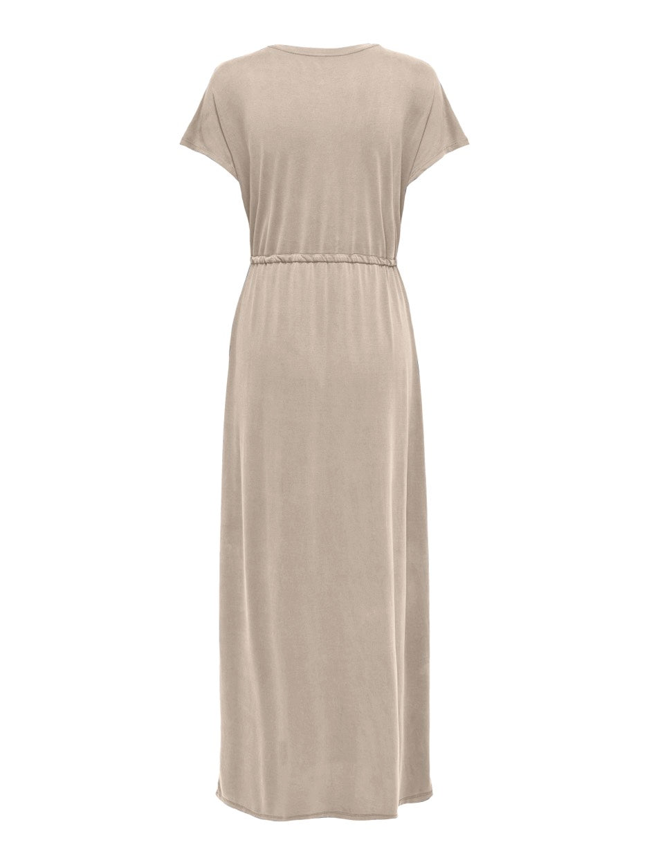 Onlhannah S/s Long Dress Jrs - Zand