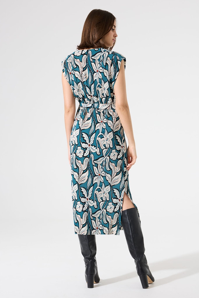 Jurk Km Print - Blauw Dessin