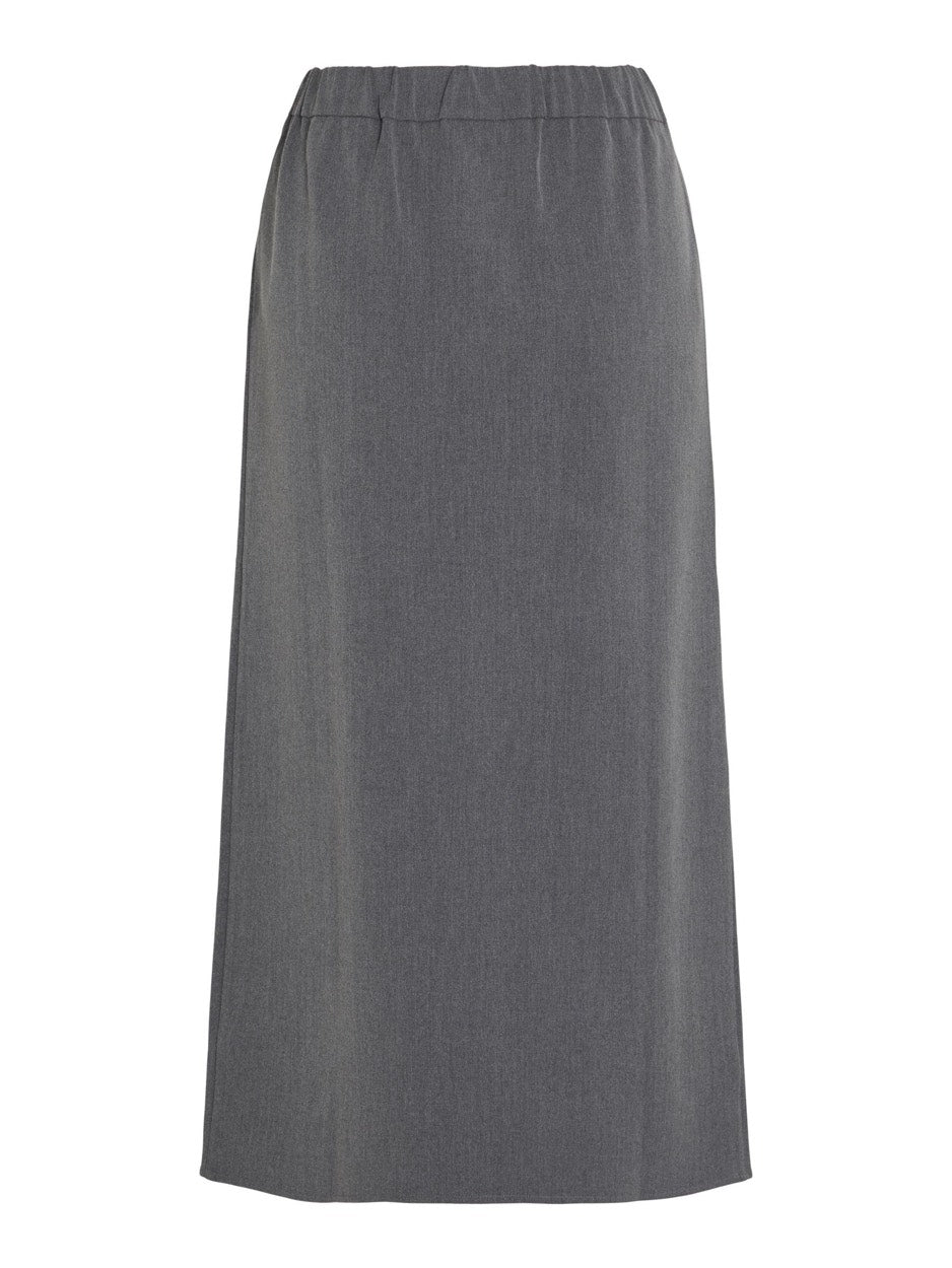 Vivarone Hw Midi Skirt - Grijs Melee